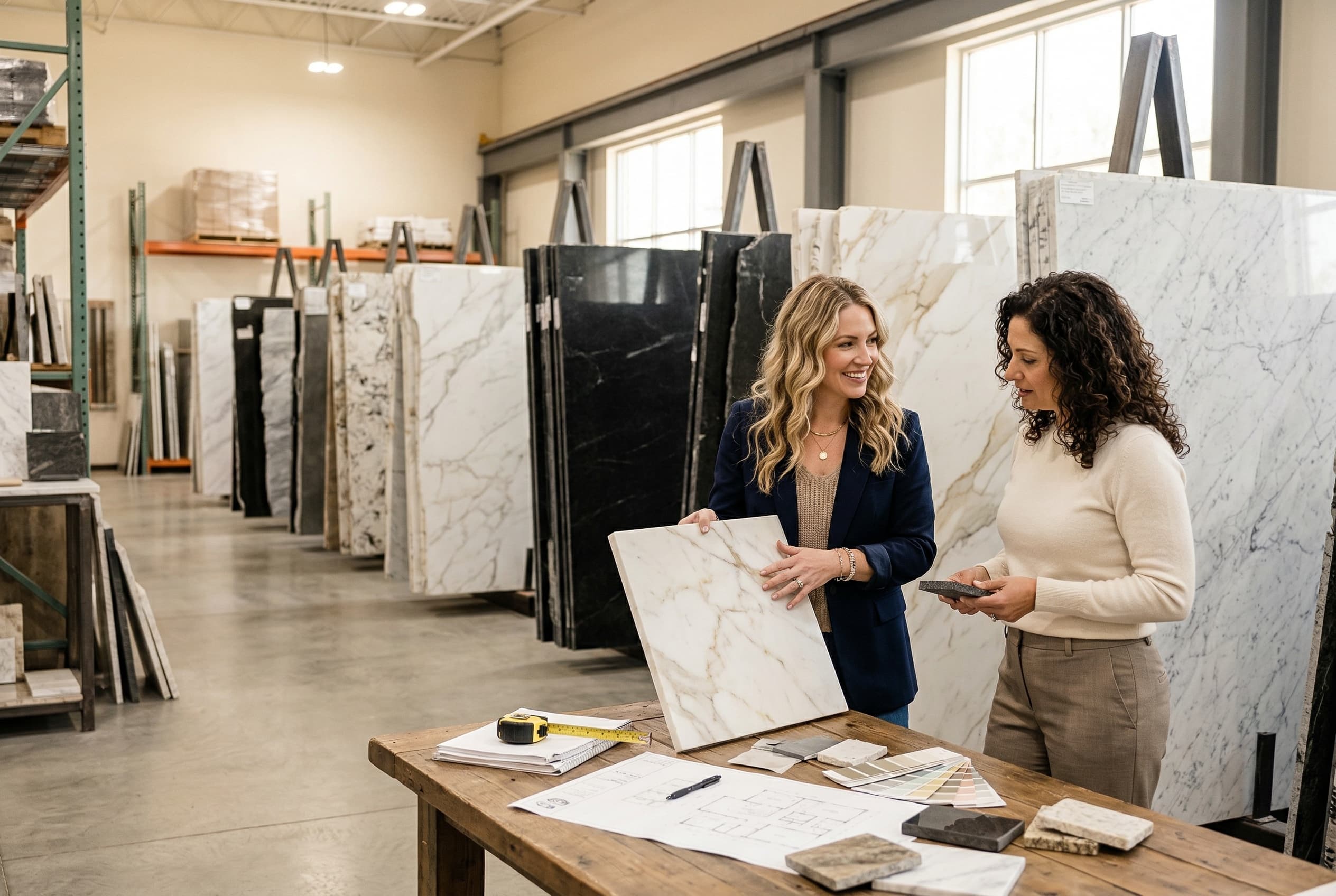 showroom slab selection
