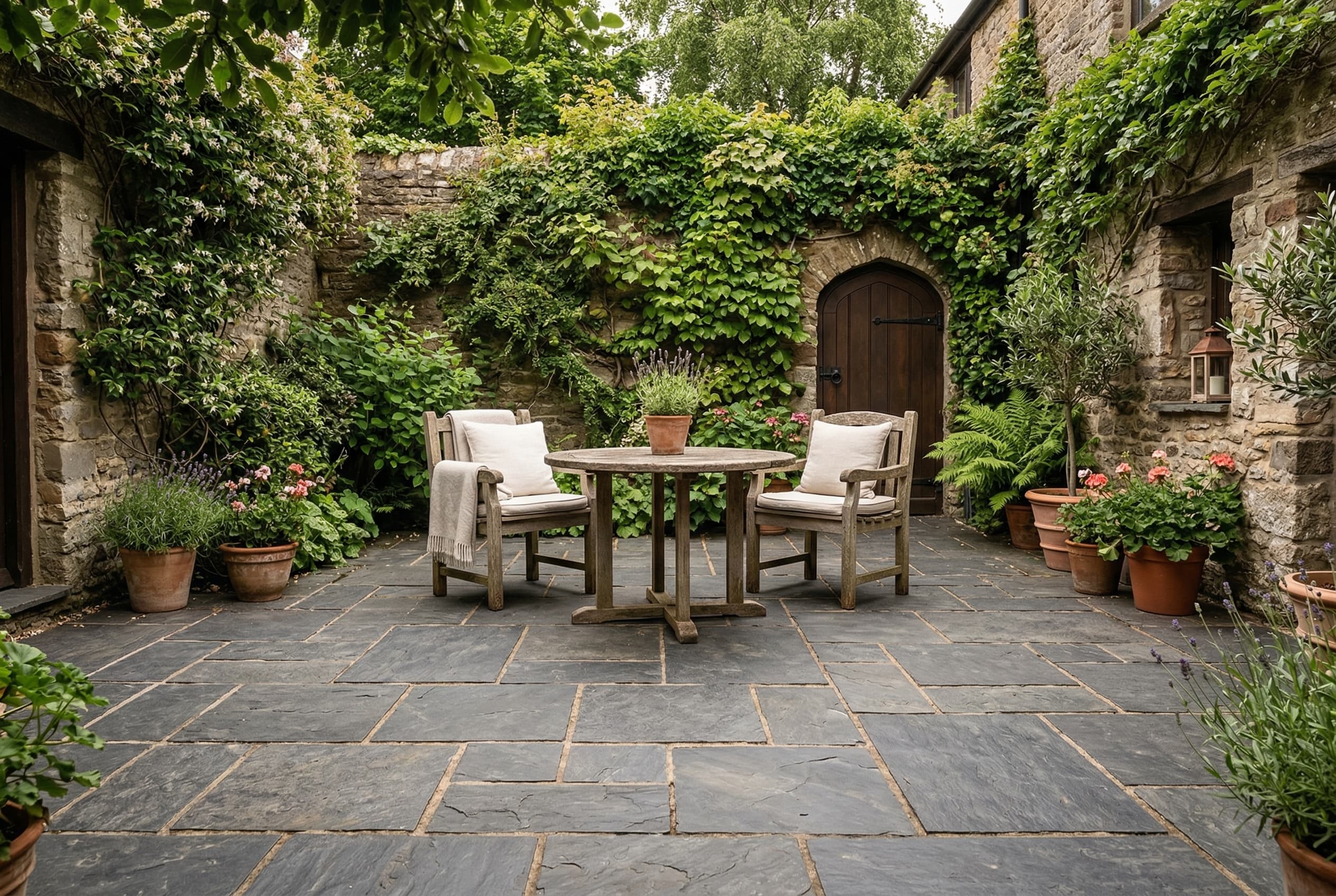 Natural Slate Flagstone project 3