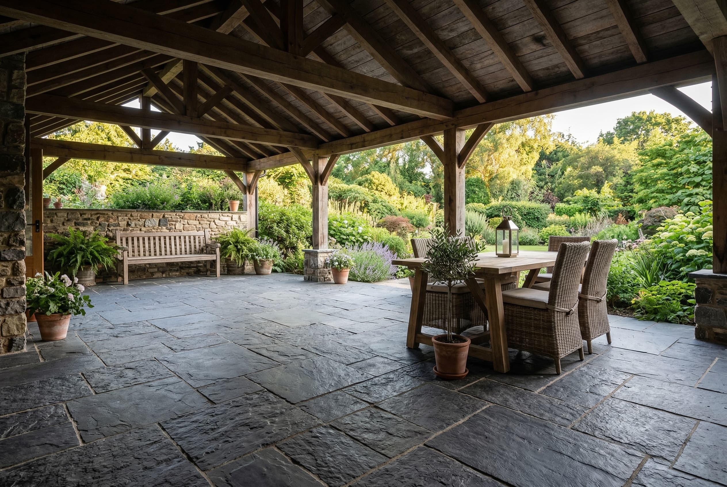 Natural Slate Flagstone project 4