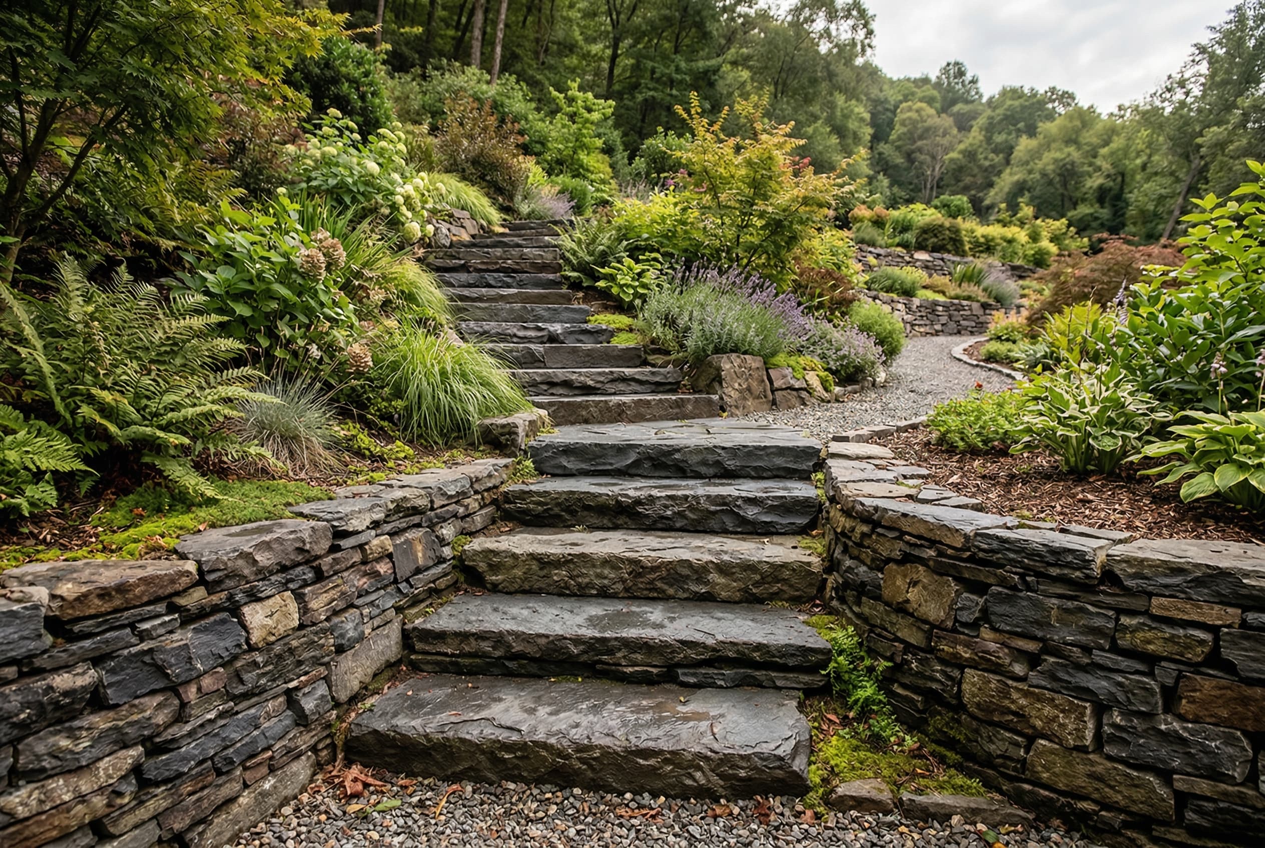 Natural Slate Flagstone project 2