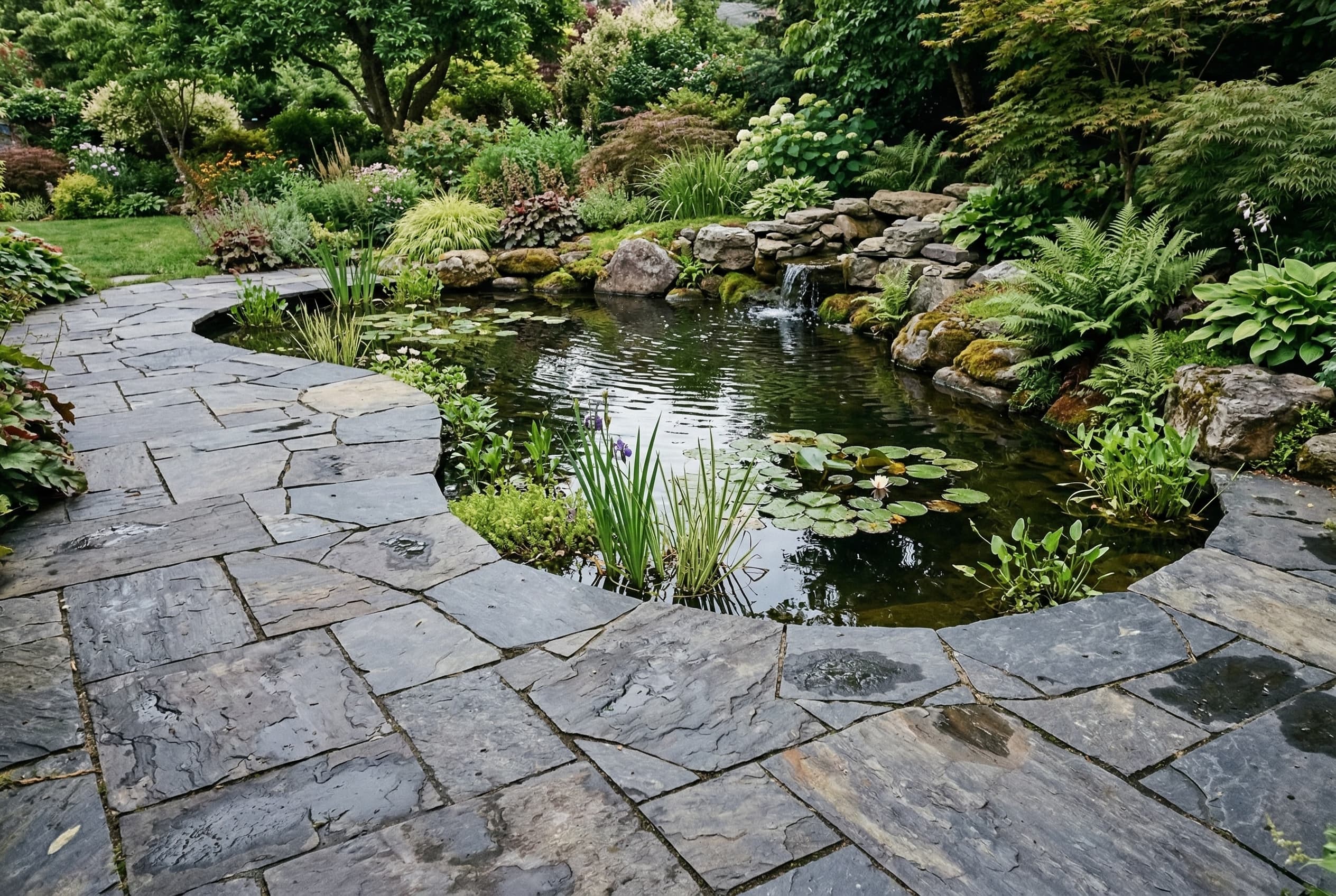 Natural Slate Flagstone project 5