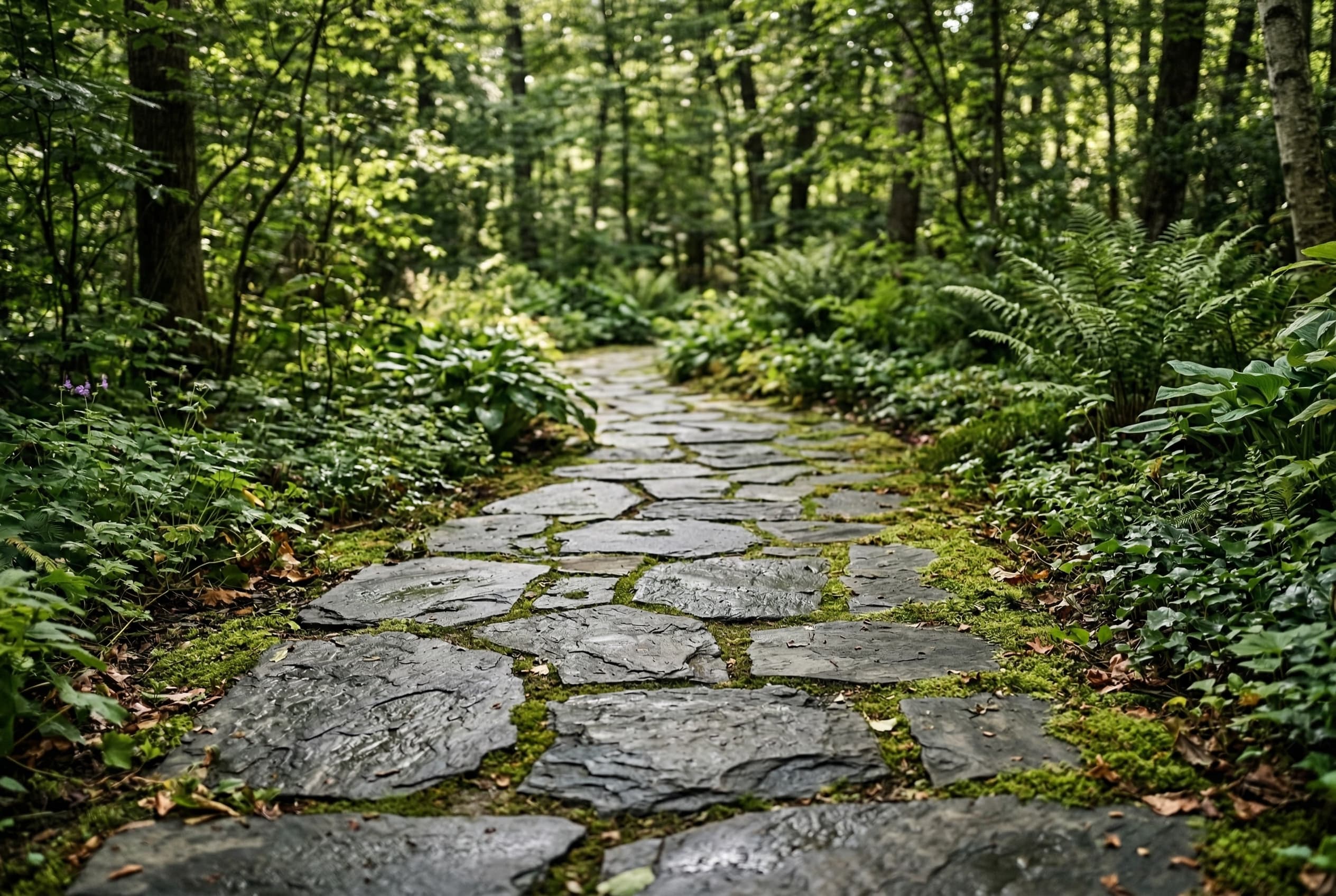 Natural Slate Flagstone project 1