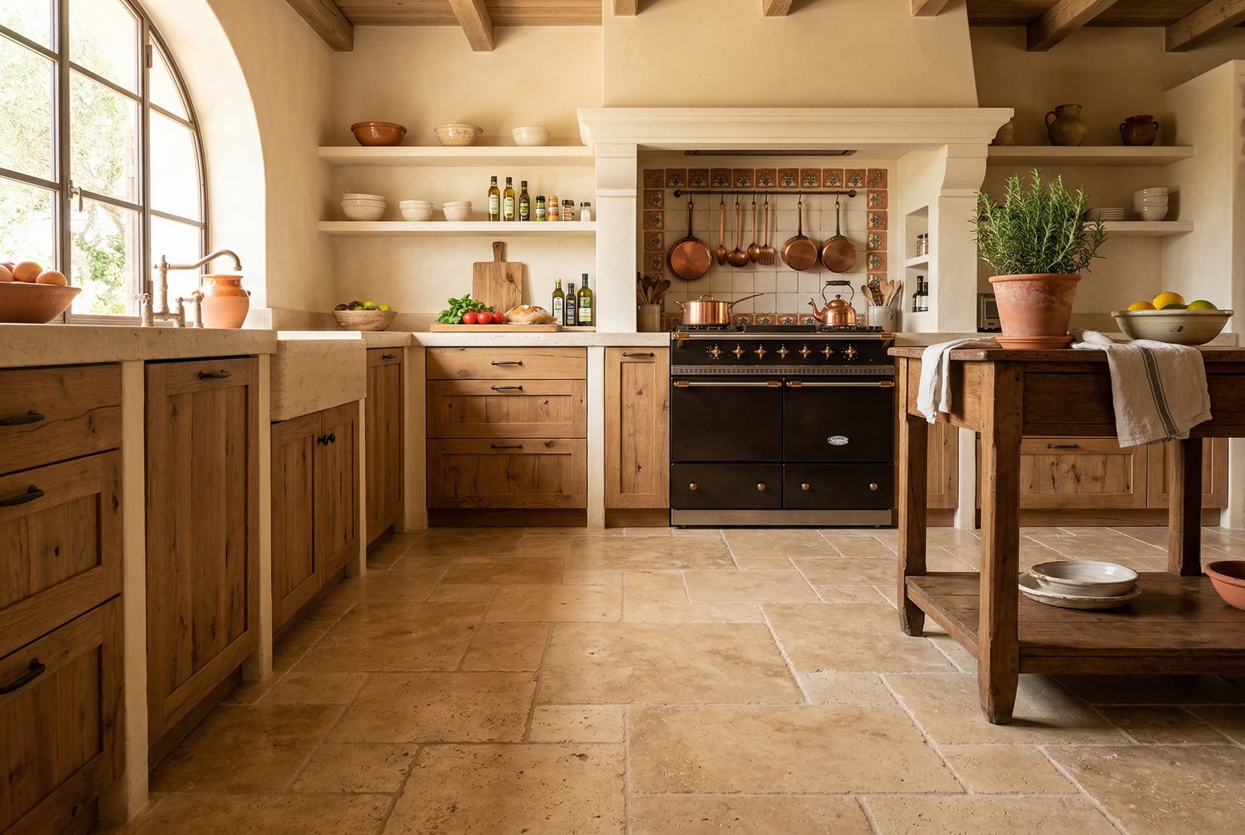 Travertine Tile project 2