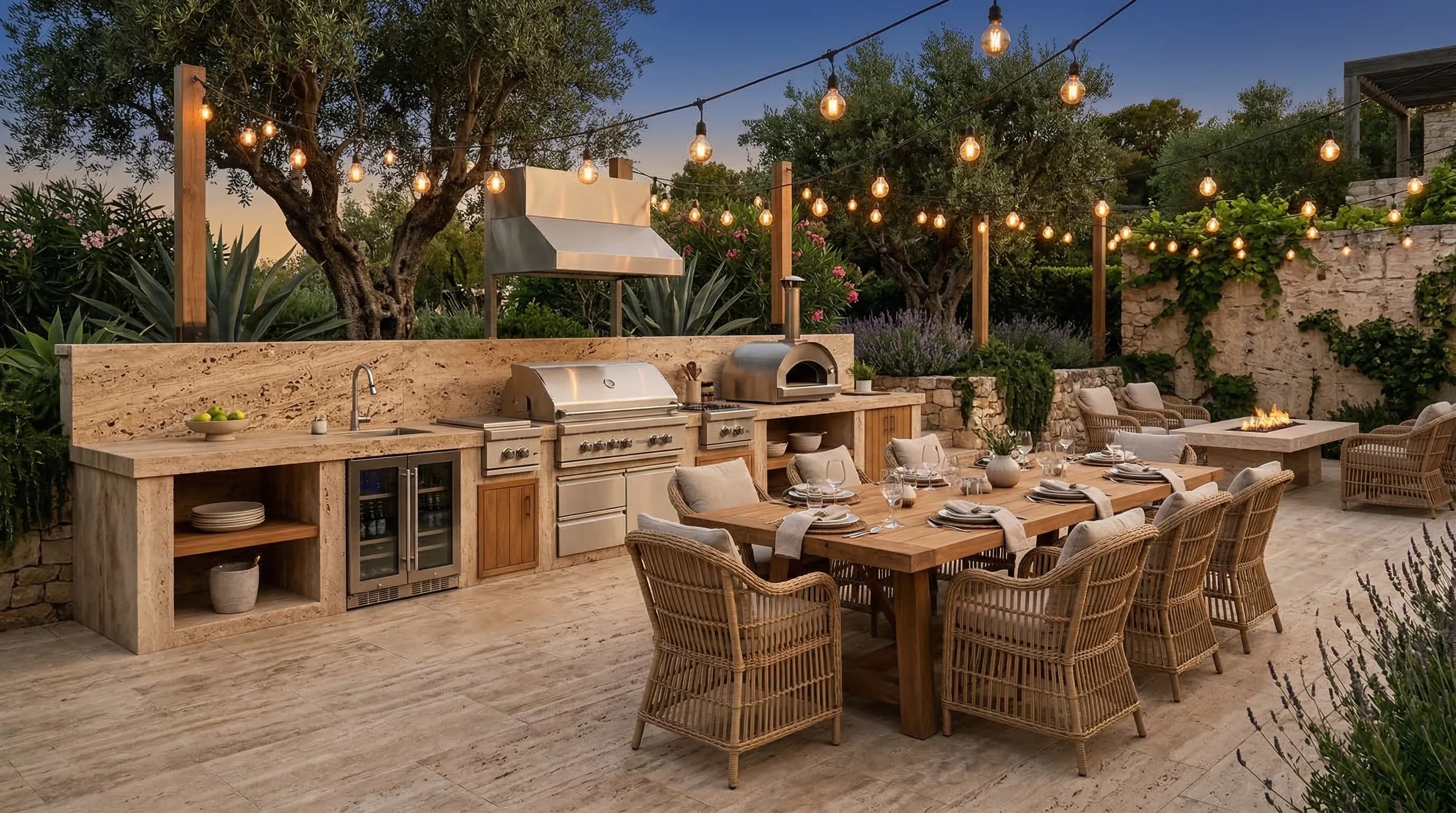 Travertine Pavers project 1