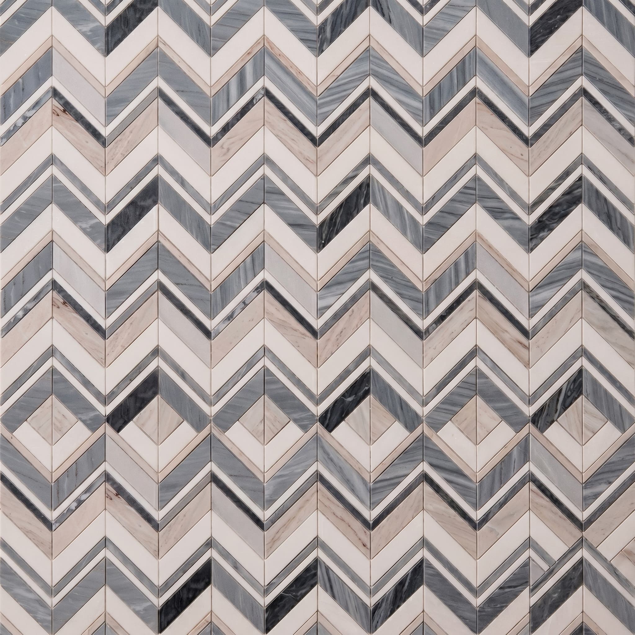 Chevron Ravenna Blue