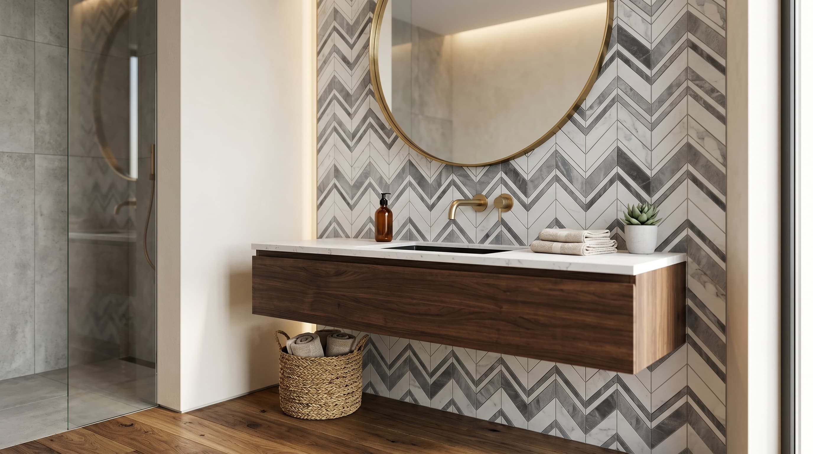 Chevron Ravenna Grey project 2