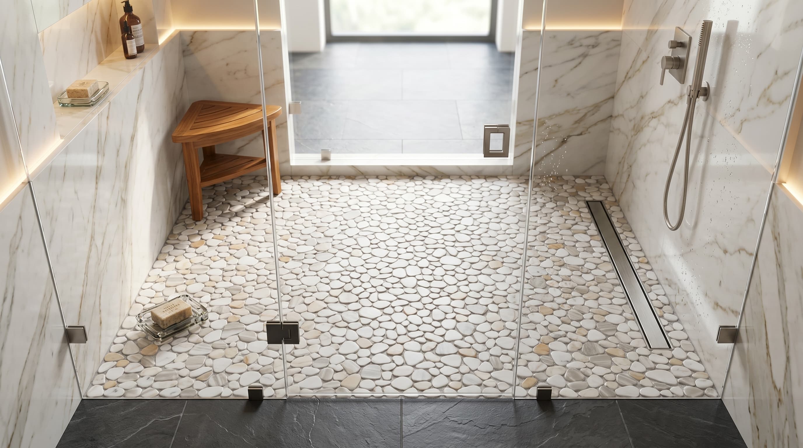 Peach Calacatta Gold project 1